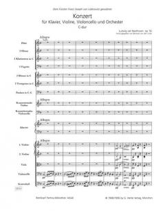 Konzert C-dur op. 56 von Ludwig van Beethoven 