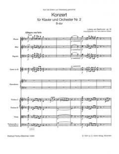 Klavierkonzert Nr. 2 B-dur op. 19 von Ludwig van Beethoven 