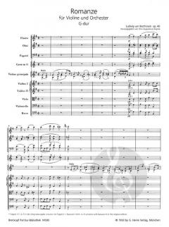 Romanzen G/F-dur op. 40/50 von Ludwig van Beethoven 