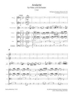 Andante C-dur KV 315 (285e) von Wolfgang Amadeus Mozart 