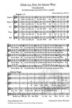 Erhalt uns, Herr, bei deinem Wort op. 30/2 (Günter Raphael) 