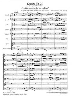 Gottlob! Nun geht das Jahr zu Ende von Johann Sebastian Bach 