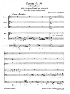 Sehet, wir gehn hinauf gen Jerusalem von Johann Sebastian Bach 