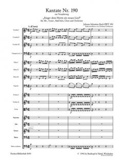 Singet dem Herrn ein neues Lied von Johann Sebastian Bach 