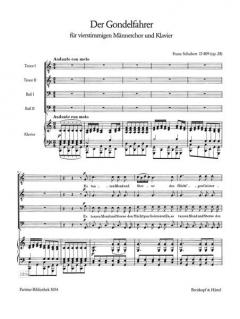 Der Gondelfahrer op. 28 D 809 (Franz Schubert) 