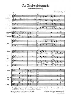 Das Glaubensbekenntnis op. 64 (Günter Raphael) 