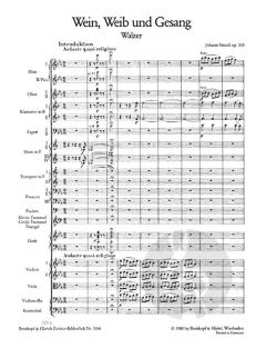 Wein, Weib und Gesang op. 333 von Johann Strauss (Vater) 