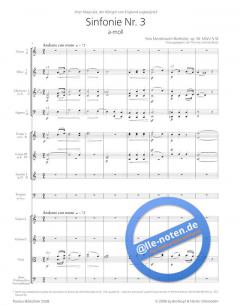Sinfonie Nr. 3 a-moll op. 56 ('Schottische') von Felix Mendelssohn Bartholdy 