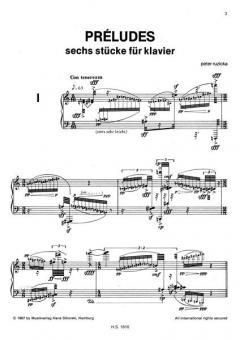 Préludes von Peter Ruzicka 