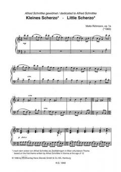 Kleines Scherzo und Siciliano von Malte Rühmann 