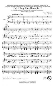 Get It Together, Harambee! 4-Part Any Combination (Will Schmid) 