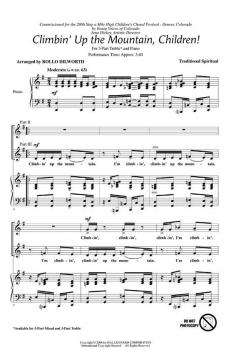 Climbin' Up The Mountain, Children! 3-Part Treble 