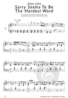 Famous Rock Songs For Piano Vol. 2 von Daniel Hellbach 