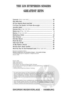 The Les Humphries Singers 