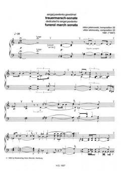 Trauermarsch-Sonate / Mondscheinsonate für Klavier von Viktor Jekimowski für Klavier im Alle Noten Shop kaufen