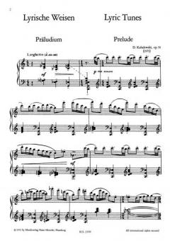 Lyrische Weisen von Dmitrij B. Kabalevski für Klavier im Alle Noten Shop kaufen