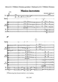 Musica incrostata von Krzysztof Meyer für Orchester im Alle Noten Shop kaufen (Partitur)