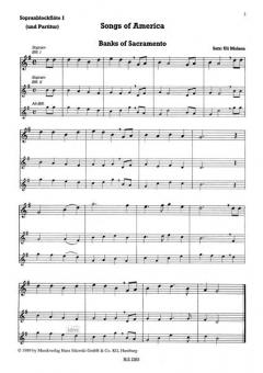 Songs Of America) für Blockflöten-Trio (SSA) (Uli Molsen) 