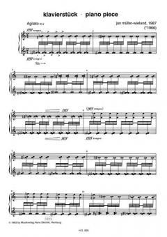 Klavierstück / Capriccetti von Jan Müller-Wieland im Alle Noten Shop kaufen