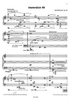 Klavierstück 68 von Berthold Paul im Alle Noten Shop kaufen
