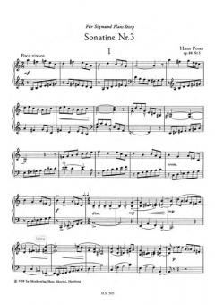 Sonatine Nr. 3 von Hans Poser für Klavier im Alle Noten Shop kaufen