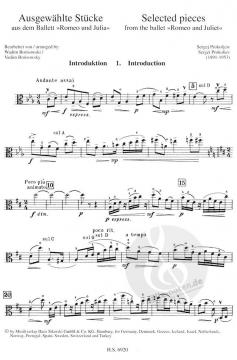 Ausgewählte Stücke aus dem Balett 'Romeo und Julia' von Sergei Sergejewitsch Prokofjew für Viola und Klavier im Alle Noten Shop kaufen