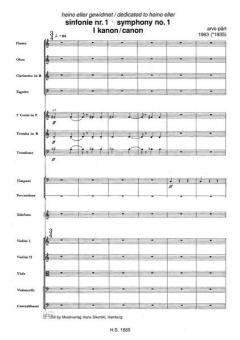 Sinfonie Nr. 1 von Arvo Pärt 