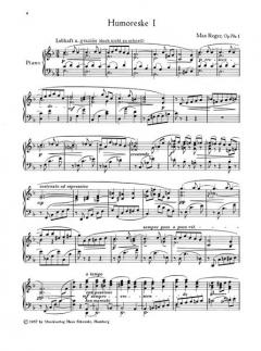 10 Klavierstücke von Max Reger im Alle Noten Shop kaufen