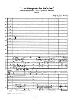 ...das Gesegnete, das Verfluchte von Peter Ruzicka 