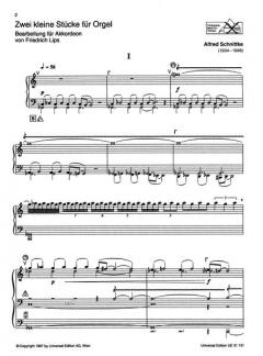 2 kleine Stücke von Alfred Schnittke 