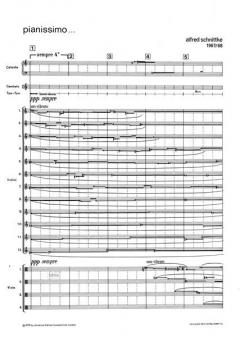 Pianissimo ... von Alfred Schnittke für Orchester im Alle Noten Shop kaufen (Partitur)