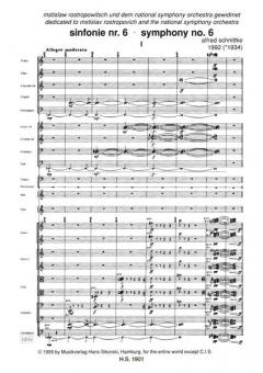 Sinfonie Nr. 6 von Alfred Schnittke 