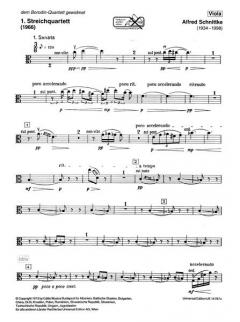 Streichquartett Nr. 1 von Alfred Schnittke im Alle Noten Shop kaufen