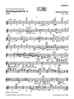 Streichquartett Nr. 4 von Alfred Schnittke im Alle Noten Shop kaufen