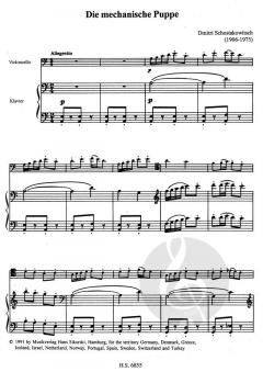 11 Stücke von Dmitri Schostakowitsch für Violoncello und Klavier im Alle Noten Shop kaufen