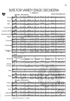 Suite for Variety Stage Orchestra von Dmitri Schostakowitsch im Alle Noten Shop kaufen (Partitur)