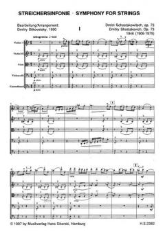 Streichersinfonie (1990) von Dmitri Schostakowitsch 