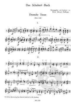 Das Schubert-Buch für Gitarre von Franz Schubert 