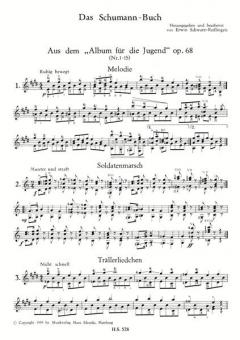 Das Schumann-Buch für Gitarre von Robert Schumann 