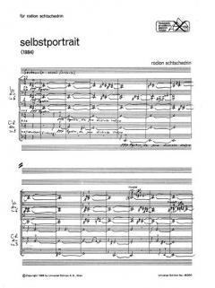 Selbstportrait von Rodion Konstantinowitsch Schtschedrin für Orchester im Alle Noten Shop kaufen (Partitur)