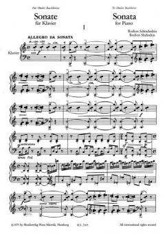 Sonate von Rodion Konstantinowitsch Schtschedrin für Klavier im Alle Noten Shop kaufen