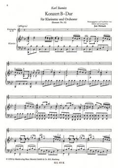 Konzert Nr. 10 B-Dur für Klarinette und Orchester von Carl Stamitz 