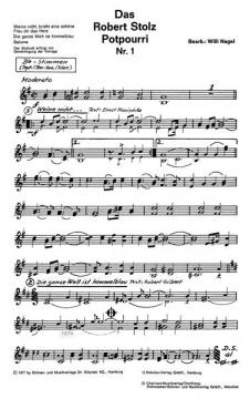 Potpourri für Combo (Robert Stolz) 