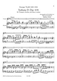 2 Konzerte für Trompete, Streicher und Bc von Giuseppe Torelli für Trompete, Streicher und Bc im Alle Noten Shop kaufen