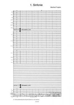 Sinfonie Nr. 1 von Manfred Trojahn für großes Orchester im Alle Noten Shop kaufen (Partitur)