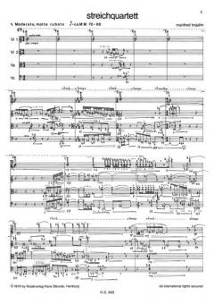 Streichquartett von Manfred Trojahn im Alle Noten Shop kaufen (Partitur)