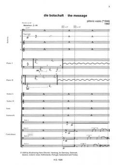 Die Botschaft (Peteris Vasks) 