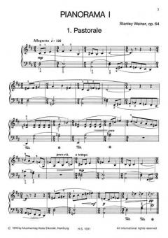 Pianorama Heft 1 von Stanley Weiner 