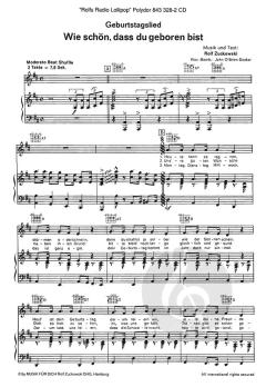 Geburtstagslied von Rolf Zuckowski 