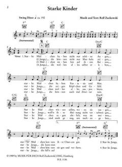 Starke Kinder(23,0 x 17,0 cm) von Rolf Zuckowski 